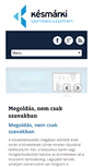 Mobile Screenshot of kesmarki.com